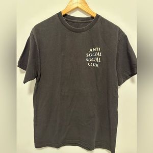 Anti Social Social Club T-shirt Size L Black